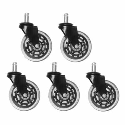 3" Roller Blade Soft Casters Set of 5-WB SEATING