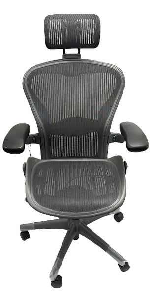 Classic Fully Loaded Lumbar Support Aeron Chair With Headrest – WB
